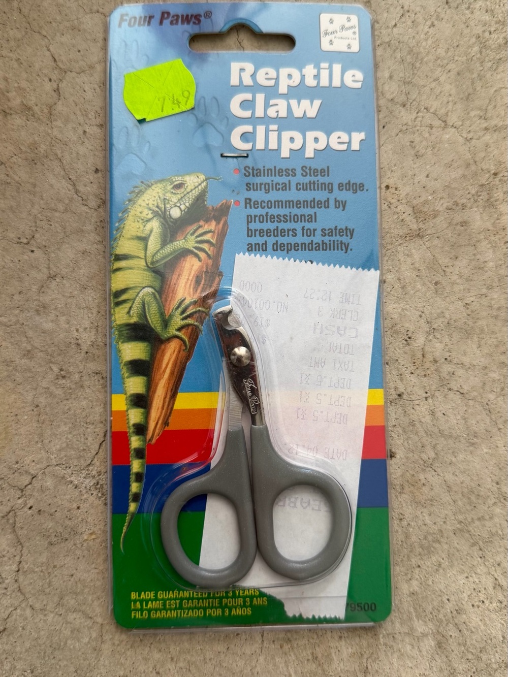 Gray Reptile Claw Clipper new in package